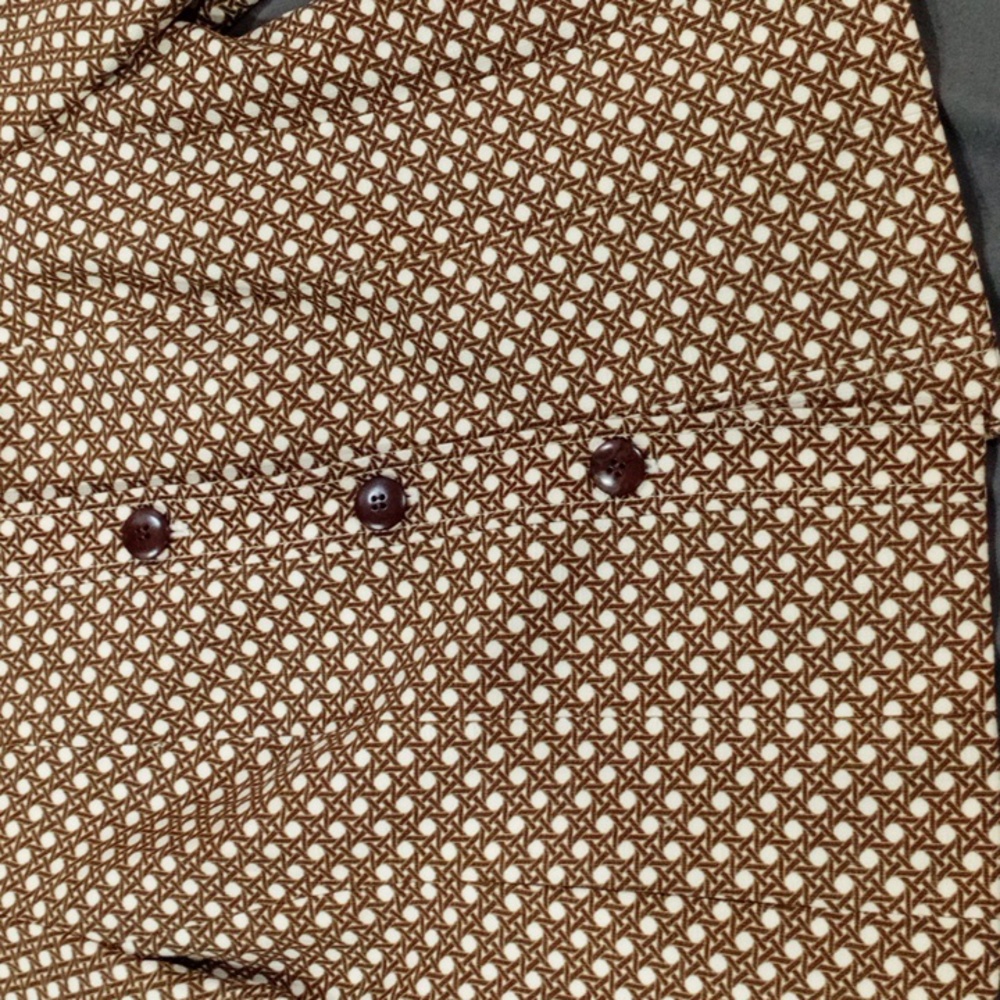 Talbots Brown Geometric Pattern Jacket - image 3